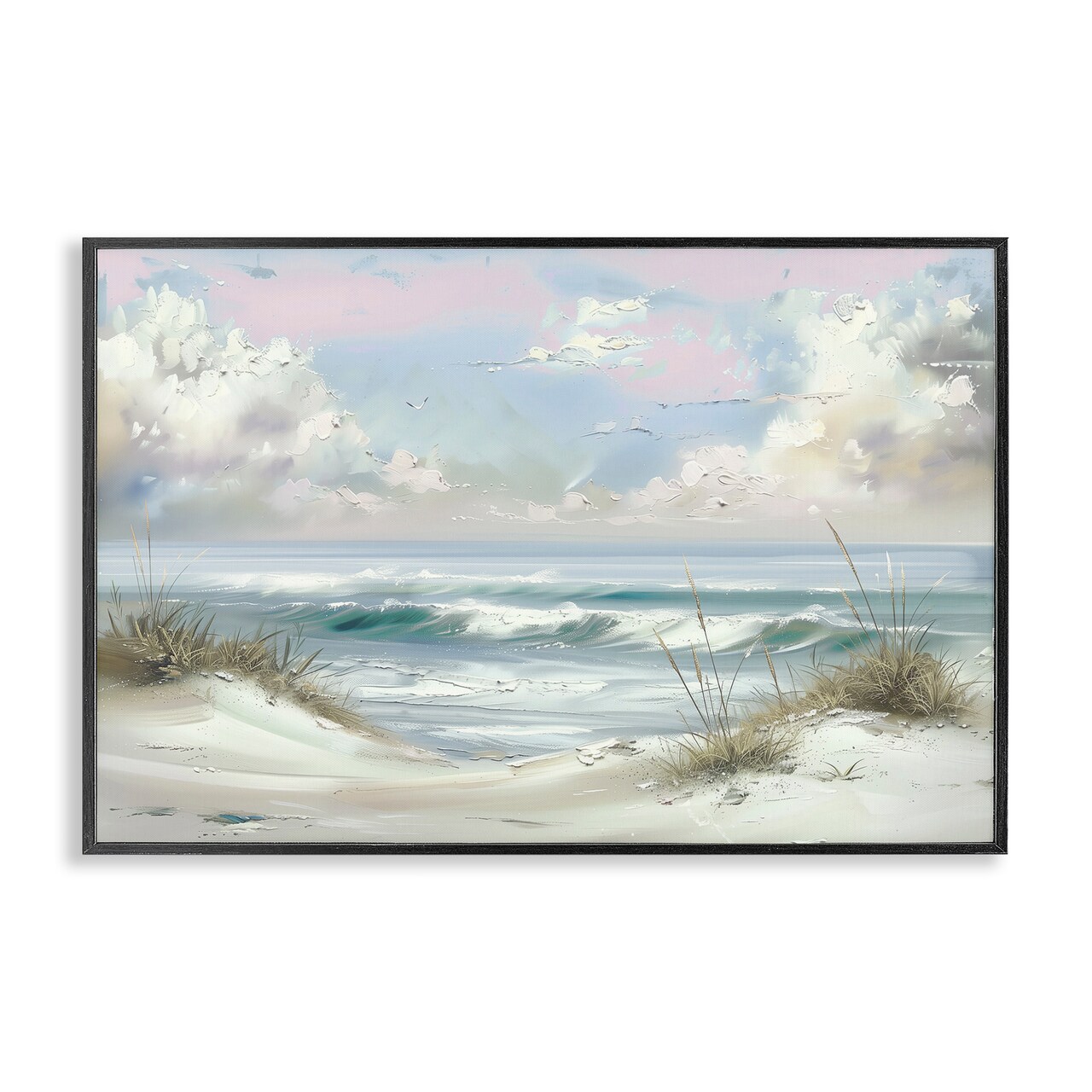 Stupell Industries Sea Breeze & Coastal Dunes Framed Giclee By Annabelle Hall